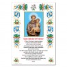 Saint Anthony - Holy picture on parchment paper