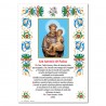 Sant' Antonio - Immagine sacra su carta pergamena
