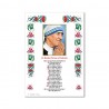 Saint Teresa of Calcutta - Holy picture on parchment paper