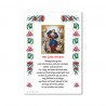 Mary Untier of Knots - Holy picture on parchment paper