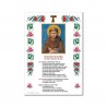 San Francesco d' Assisi - Immagine sacra su carta pergamena
