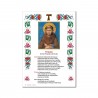 San Francesco d' Assisi - Immagine sacra su carta pergamena