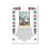 Nostra Signora di Fatima - Immagine sacra su carta pergamena