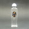 Our Lady of the Rosary - Holy water bottle with sacred picture