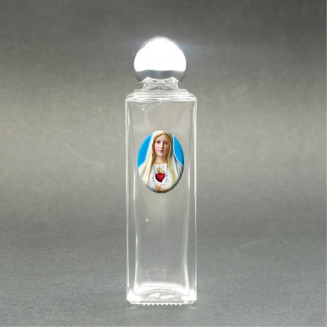 Madonna di Fatima - Bottiglietta per acqua santa con immagine sacra