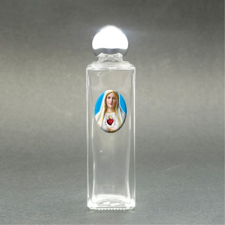 Our Lady of Fatima - Holy water bottle with sacred picture