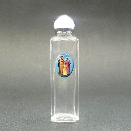 Holy Family - Holy water bottle with sacred picture