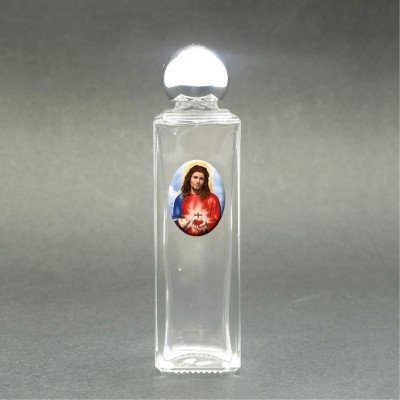 Sacro Cuore di Gesù - Bottiglietta per acqua santa con immagine sacra