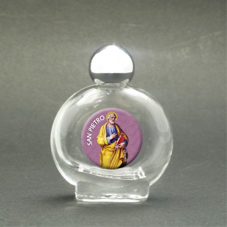 Saint Peter - Holy water bottle with sacred picture