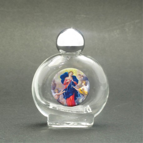 Mary undoer of Knots - Holy water bottle with sacred picture