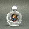 Our Lady of the Rosary - Holy water bottle with sacred picture