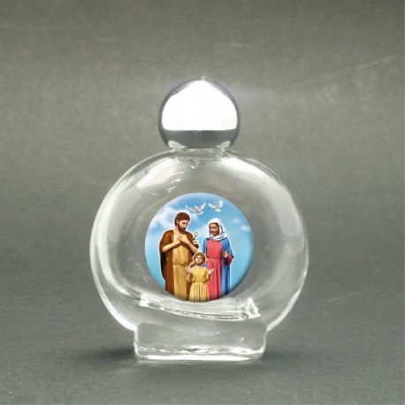 Holy Family - Holy water bottle with sacred picture