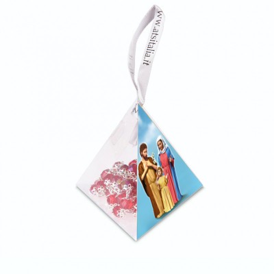 PVC pyramids "Holy Family" with crystal Rosary